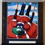 A09. Framed Spoleto Festival USA 2004 poster. 